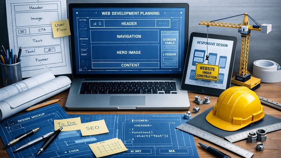 Quero fazer um site para minha empresa, por onde começar?